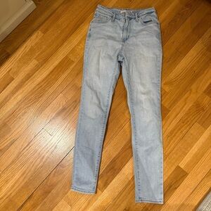 Levi’s 721 High Rise Light Blue Skinny Jeans for Women